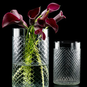 Cut Glass Squares Cylinders