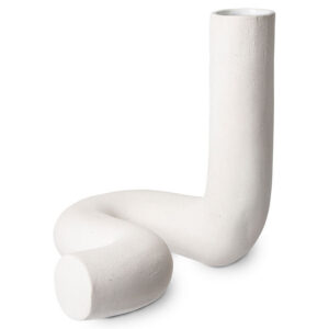 Nordic Twisted Stoneware Decorative Object